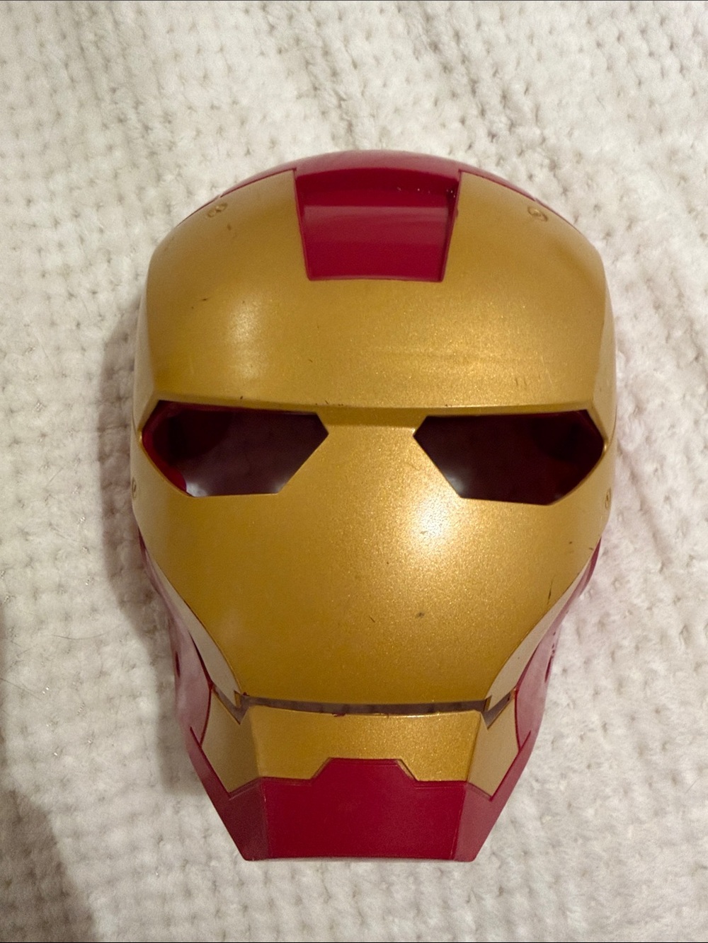 Gold and Red Decorative Iron Man Mask Halloween